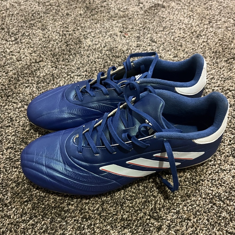 Adidas Men's Blue Soccer Shoes